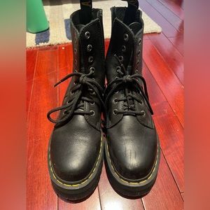 Dr. Martens Jason Boot Pisa Leather Platforms